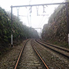 Traitement rochers de la voie ferrée